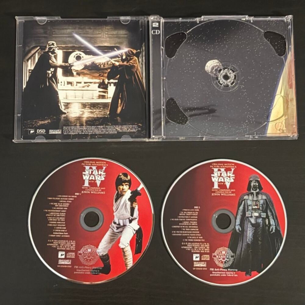 Lot of 3 Star Wars CDs Eps III, IV, and V (sp edition w/book) - Picture 5 of 13
